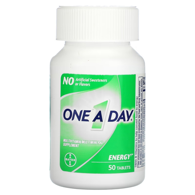 One-A-Day, Energy, Multivitamin/ Multimineral Supplement, 50 Tablets