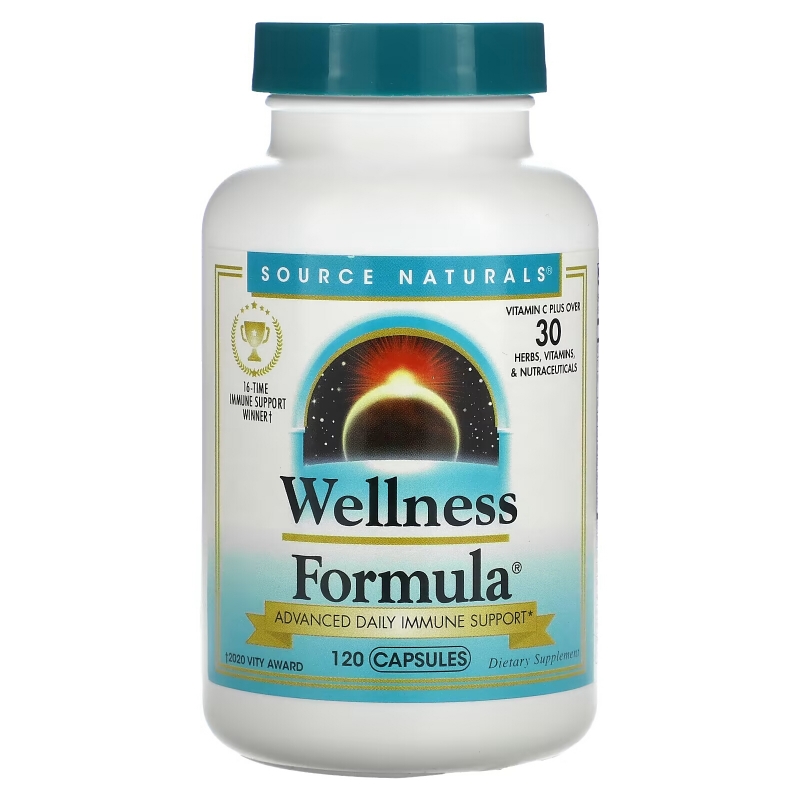 Source Naturals, Wellness Formula, 120 Capsules