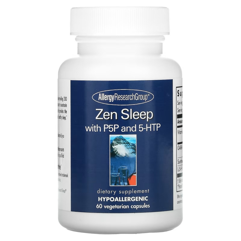 Allergy Research Group, Zen Sleep with P5P and 5-HTP, 60 Vegetarian Capsules