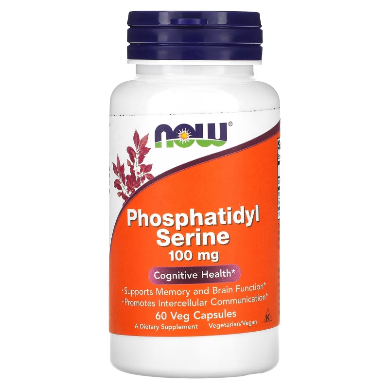 Now Foods, Phosphatidyl Serine, 100 mg, 60 Veg Capsules