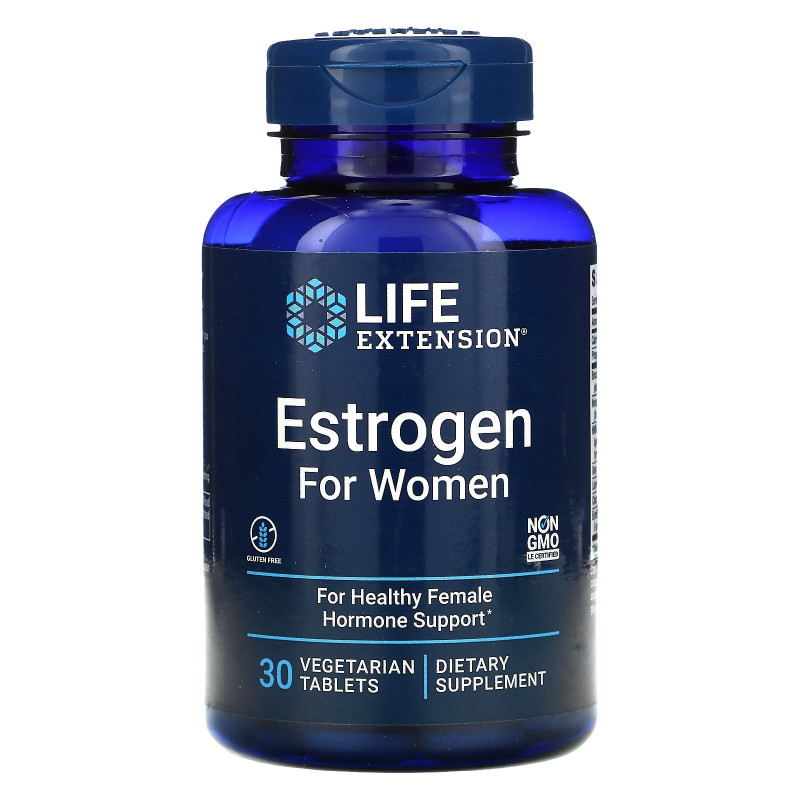 Life Extension, Estrogen for Women, 30 Vegetarian Tablets