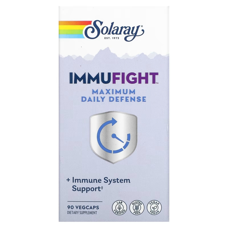 Solaray, ImmuFight, Maximum Daily Defense, 90 VegCaps