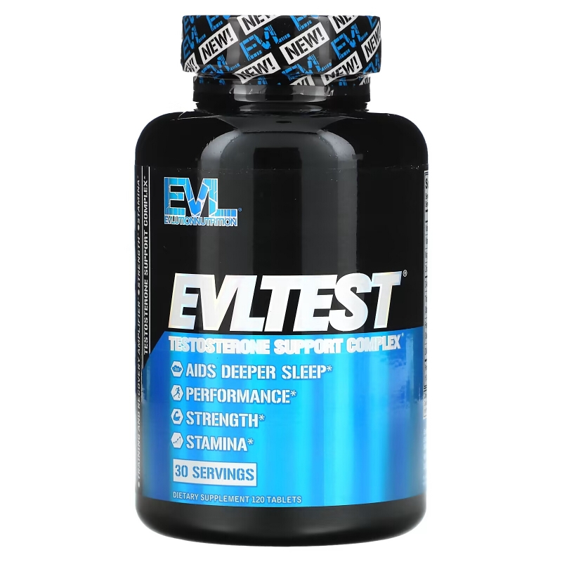 EVLution Nutrition, EVLTest, Testosteron Support Complex, 120 Tabletten
